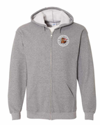 Proud To Be Canadian Female Beaver Left Chest Zip Hoodie - Unisex