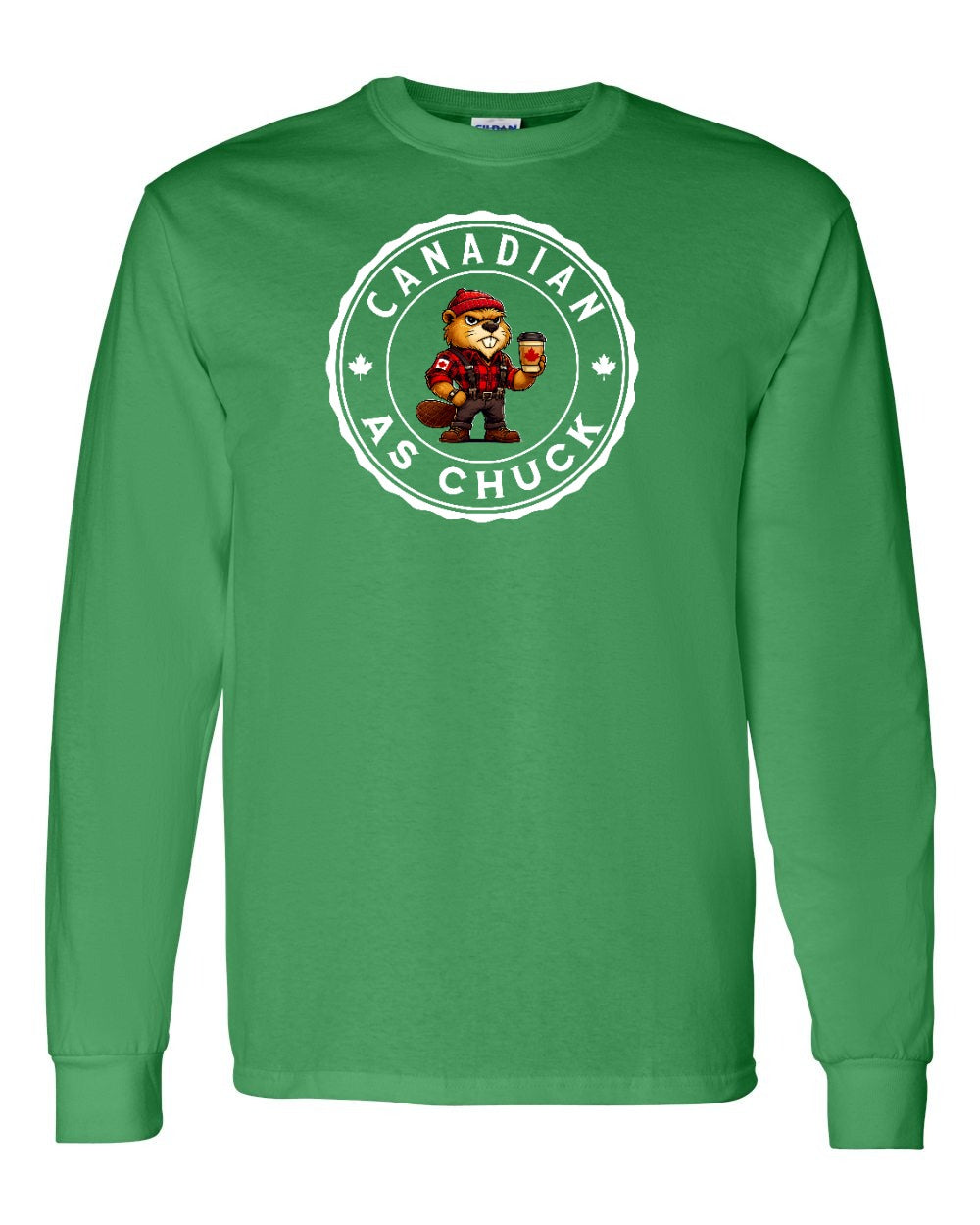 CDN as Chuck Male Beaver Full Long Sleeve - Gildan Canada (sewn Internationally)