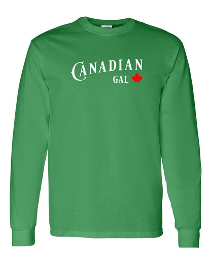 Canadian Gal Full Long Sleeve - Gildan Canada (sewn Internationally)
