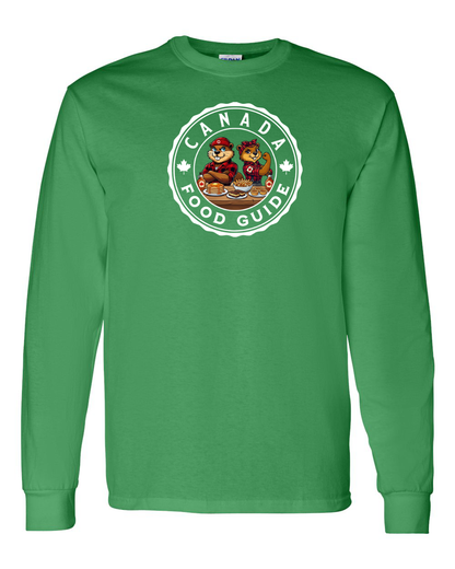 Canada Food Guide Full Long Sleeve Tee - Gildan Canada (sewn Internationally )