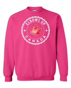 Elbows up Leaf Full Crewneck - Unisex