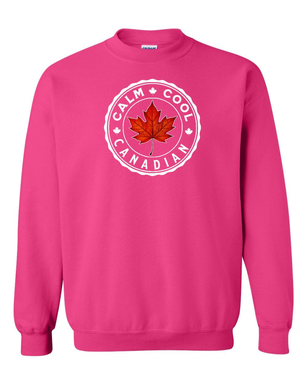 Calm Cool Canadian Leaf Full Crewneck - Unisex