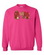 Canada Flowers Full Crewneck - Unisex