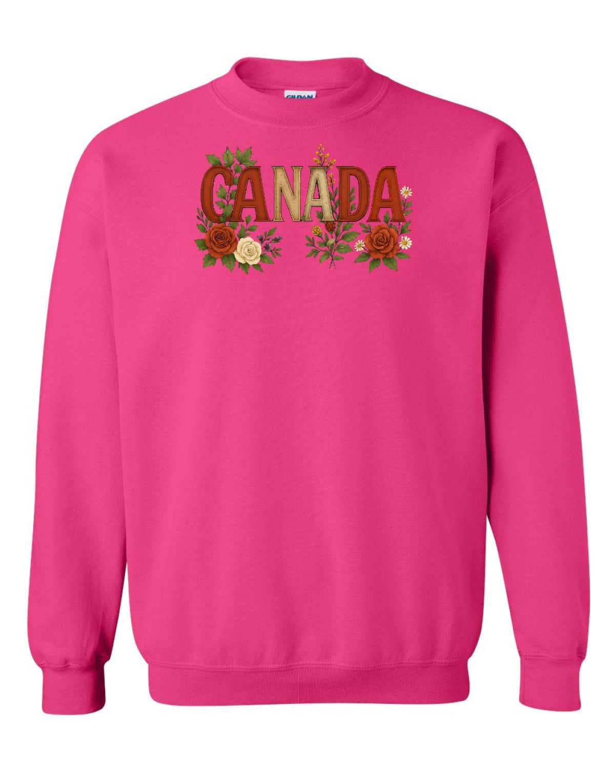 Canada Flowers Full Crewneck - Unisex