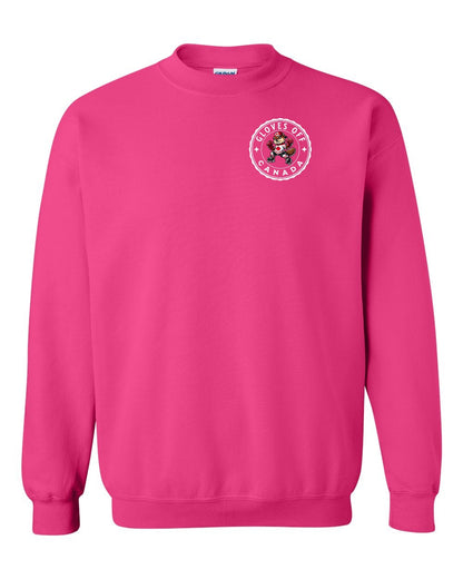 Gloves Off Beaver Left Chest Crewneck - Gildan Canada (sewn Internationally)