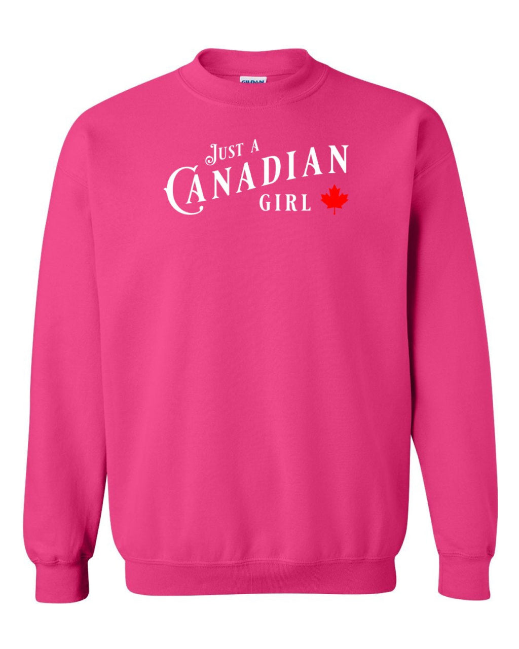 Just a canadian Girl Full Crewneck - Unisex
