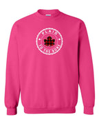 Plaid to the Bone Circle Leaf Full Crewneck - Unisex