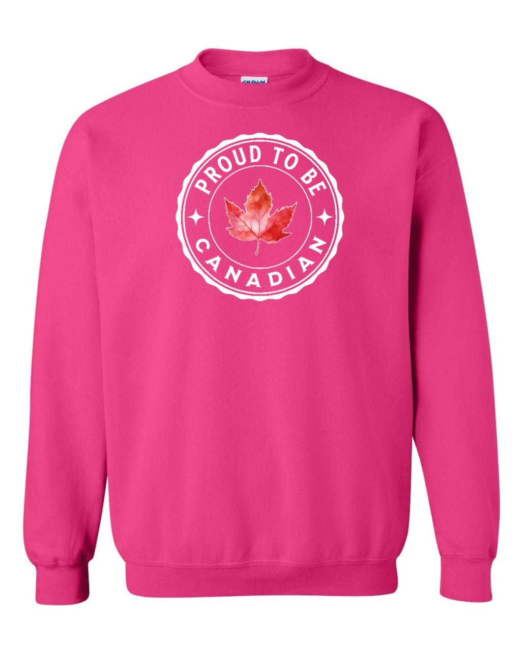 Proud to be Canadian Leaf Full Crewneck - Unisex