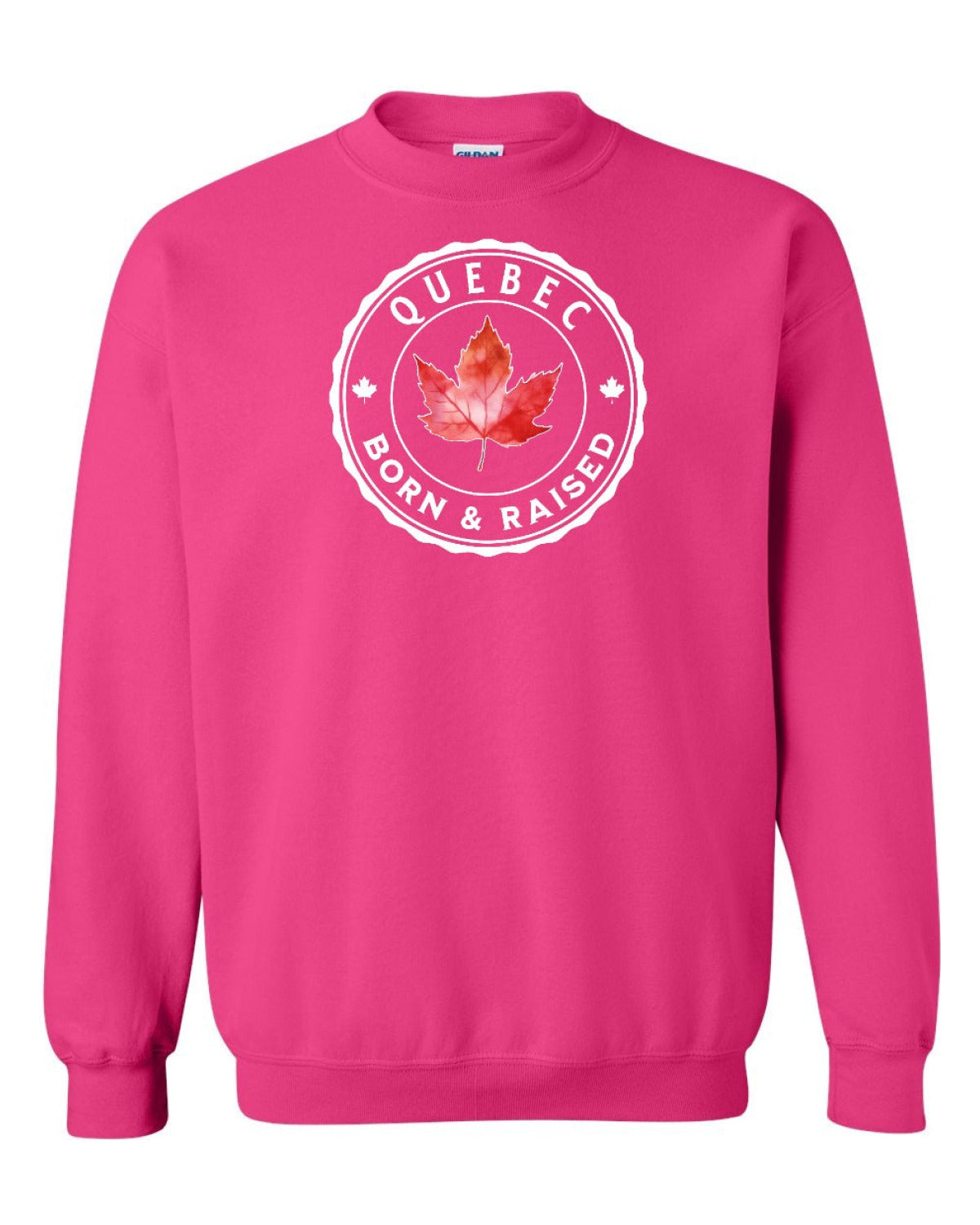 Born and Raised Quebec Full Crewneck - Unisex