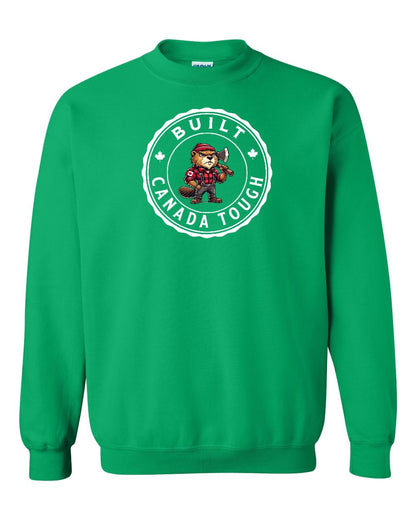 Built Canada Tough Male Beaver Full Crewneck - Gildan Canada (sewn Internationally)