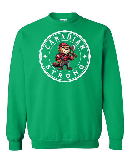 Canadian Strong Beaver Full Crewneck - Gildan Canada (sewn Internationally)