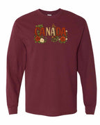 Canada Flowers Full Long Sleeve