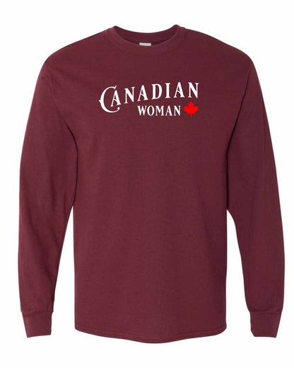 Canadian Woman Full Long Sleeve - Gildan Canada (sewn Internationally)