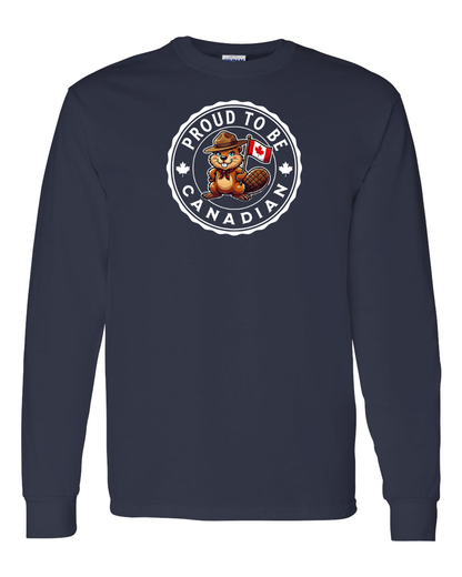 Proud to be Canadian Female Beaver Full Long Sleeve Tee