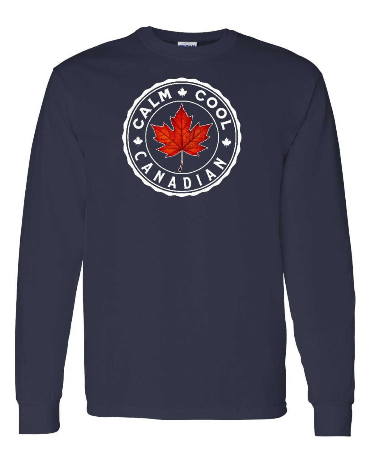 Calm Cool Canadian Leaf Full Long Sleeve - Unisex
