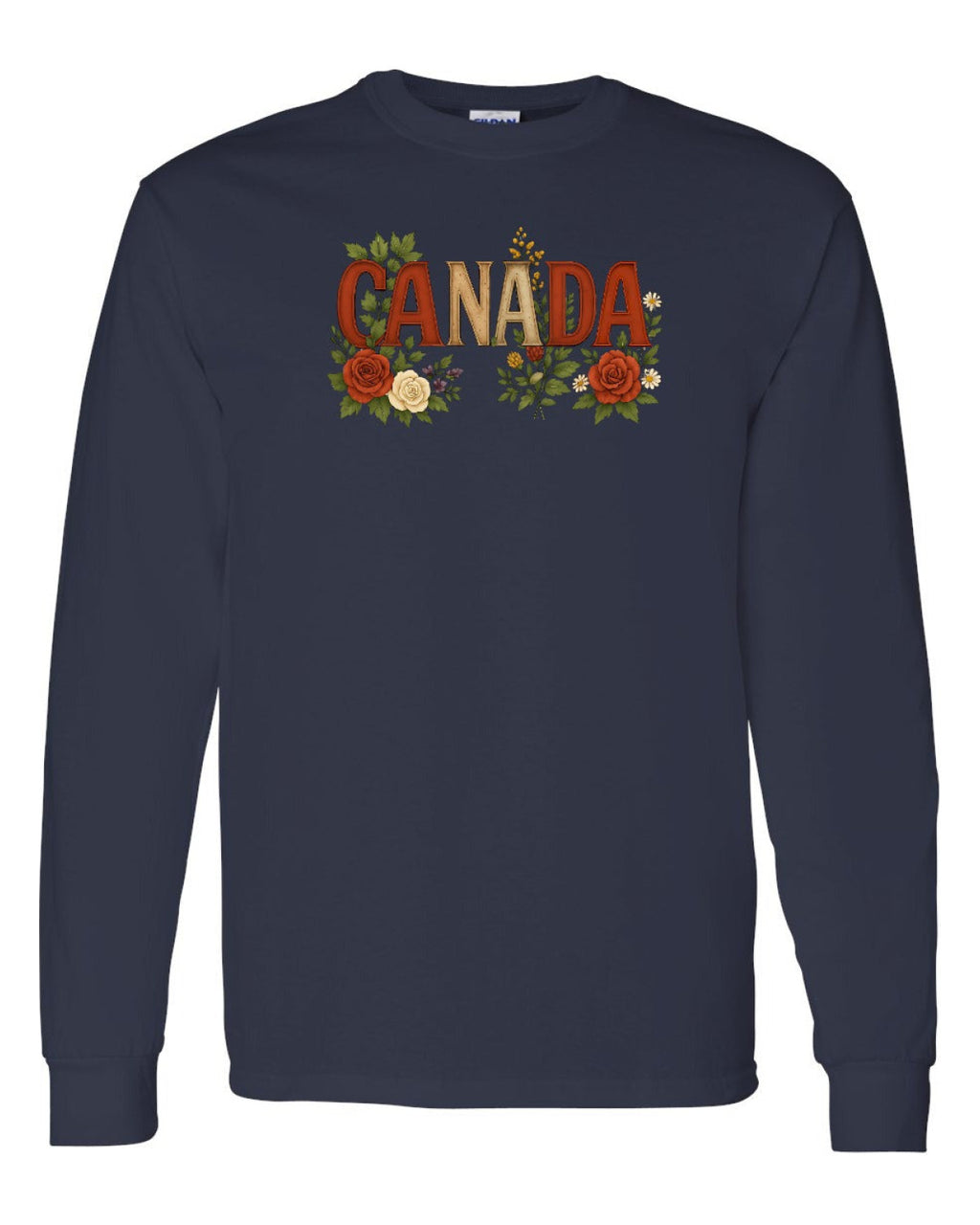 Canada Flowers Full Long Sleeve - Unisex