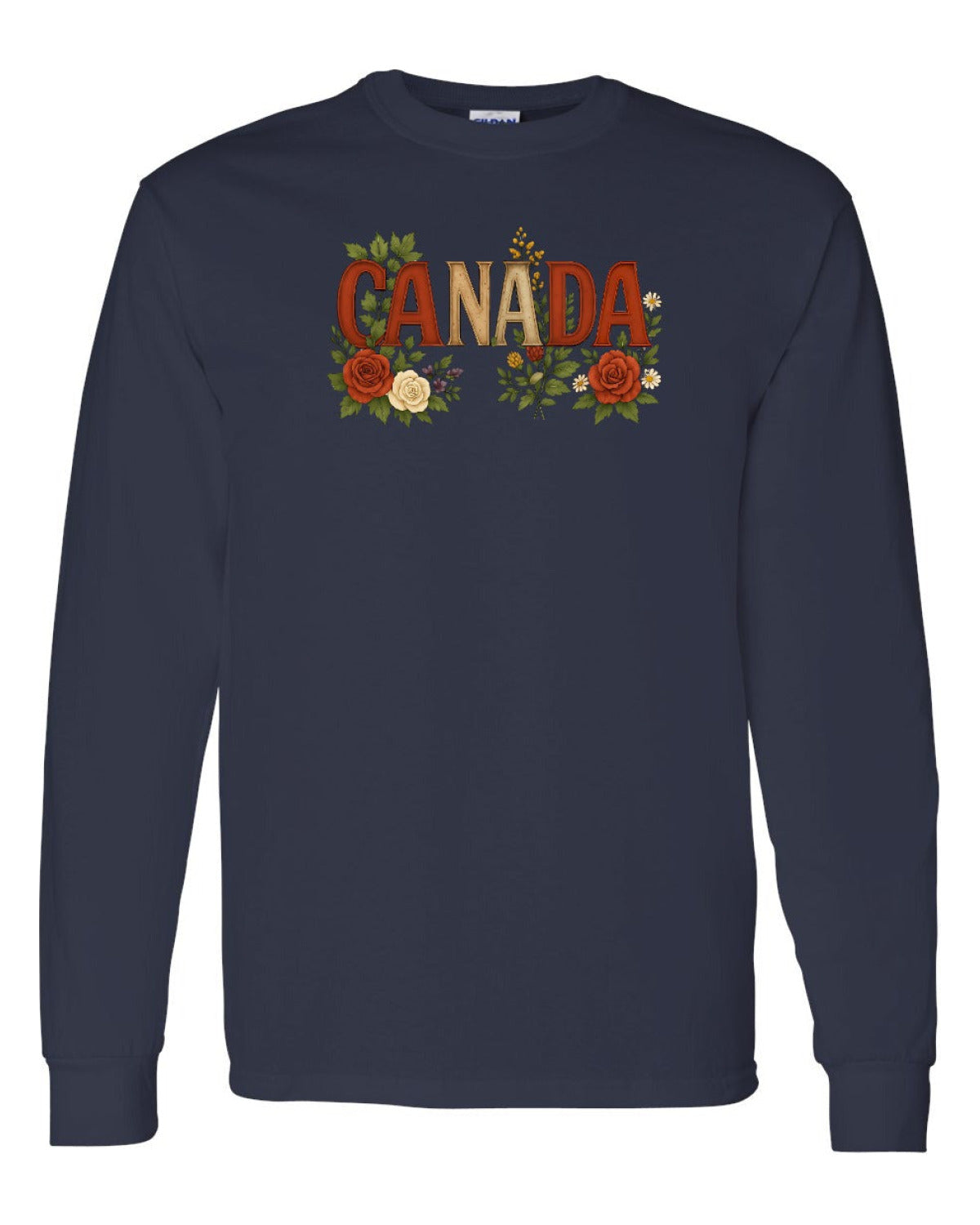 Canada Flowers Full Long Sleeve - Unisex