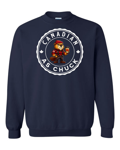 CDN as Chuck Male Beaver Full Crewneck - Gildan Canada (sewn Internationally)