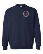 Plaid to the Bone Beaver Left Chest Crewneck