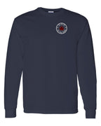 Plaid to the Bone Circle Leaf Left Chest Long Sleeve - Unisex