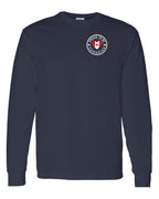 Proud to be Canadian Heart Flag Left Chest and Back Long Sleeve - Unisex