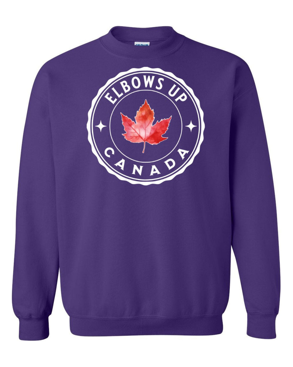 Elbows up Leaf Full Crewneck - Unisex