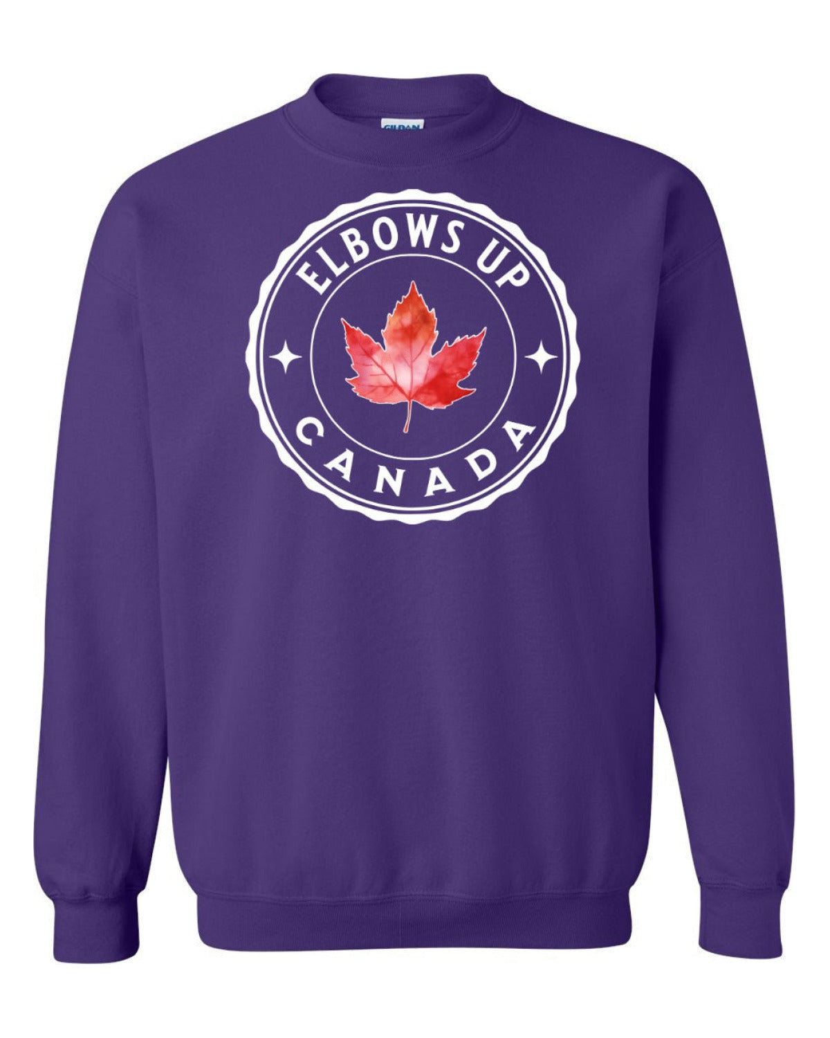 Elbows up Leaf Full Crewneck - Unisex