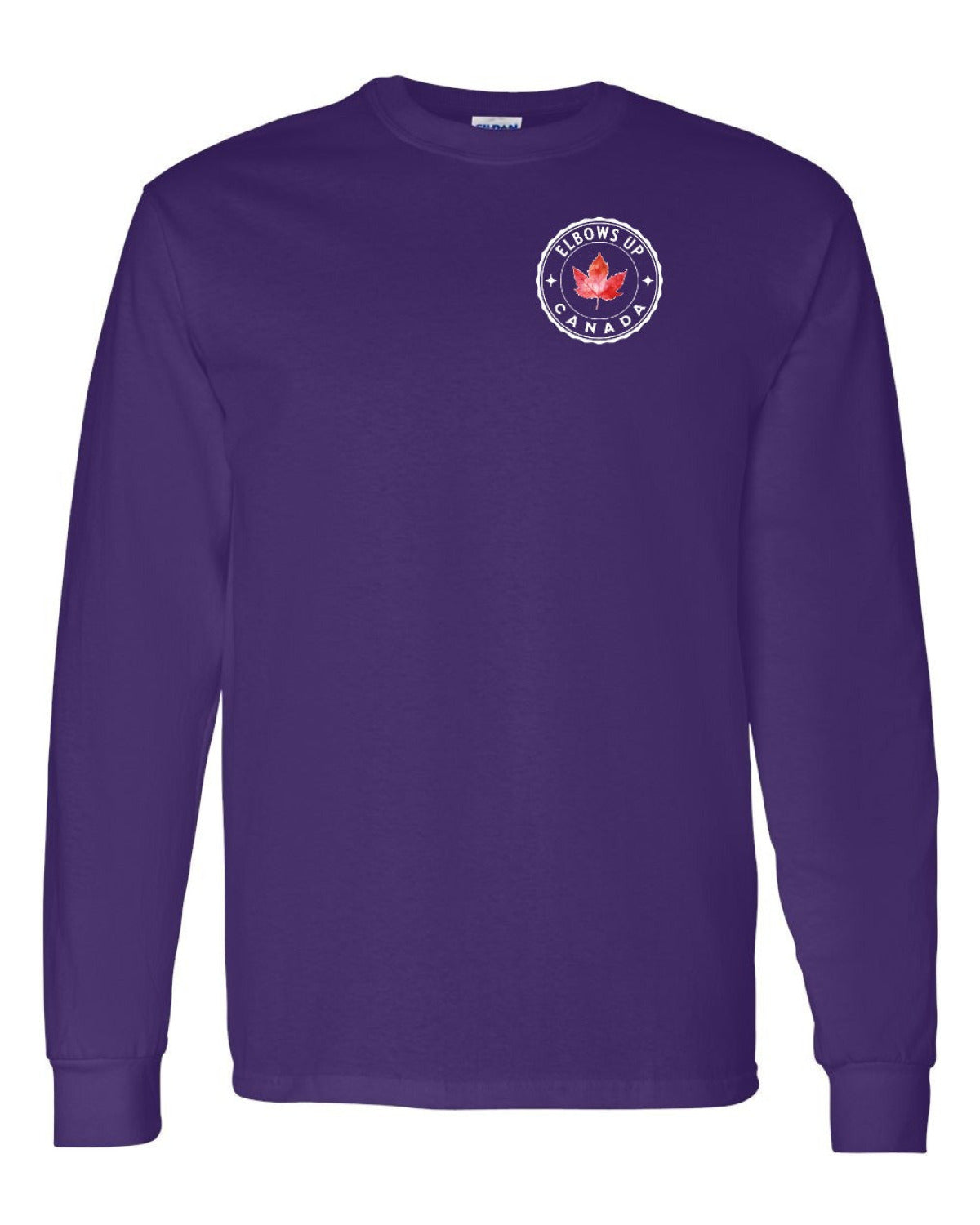 Elbows up Leaf Left Chest Long Sleeve - Unisex