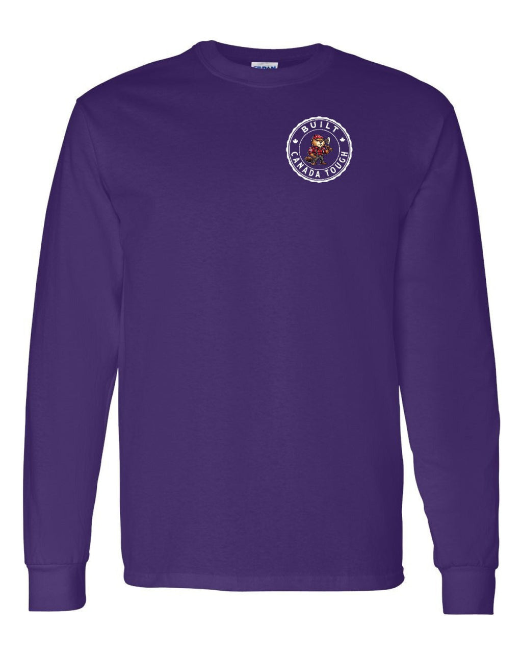 Built Canada Tough Male Beaver Left Chest Long Sleeve - Unisex