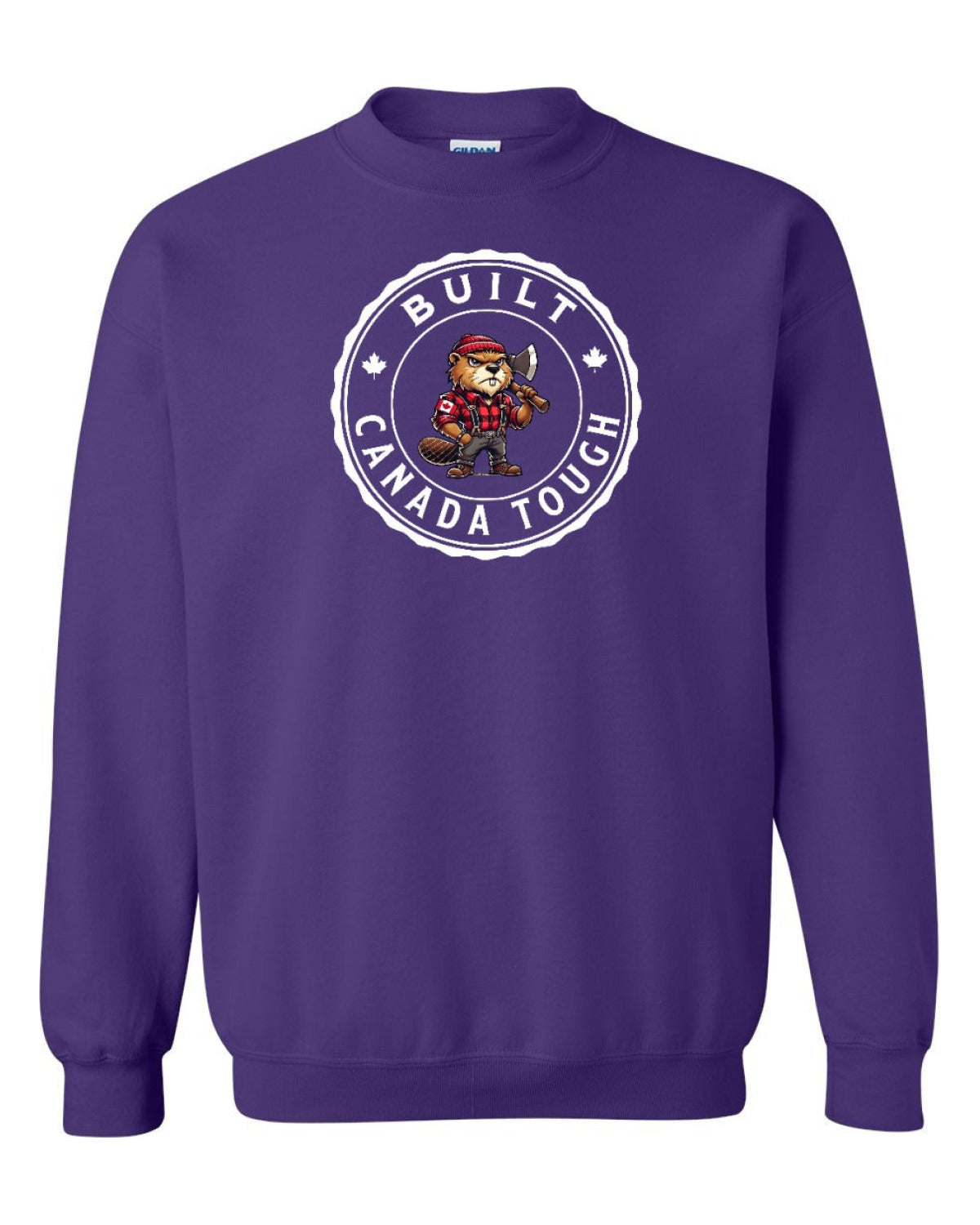 Built Canada Tough Male Beaver Full Crewneck - Unisex