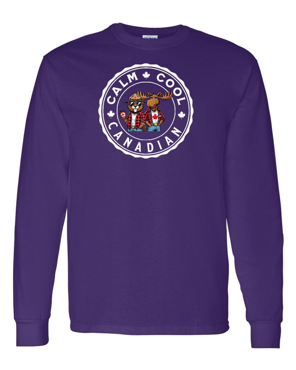 Calm Cool Moose and Beaver Full Long Sleeve - Unisex