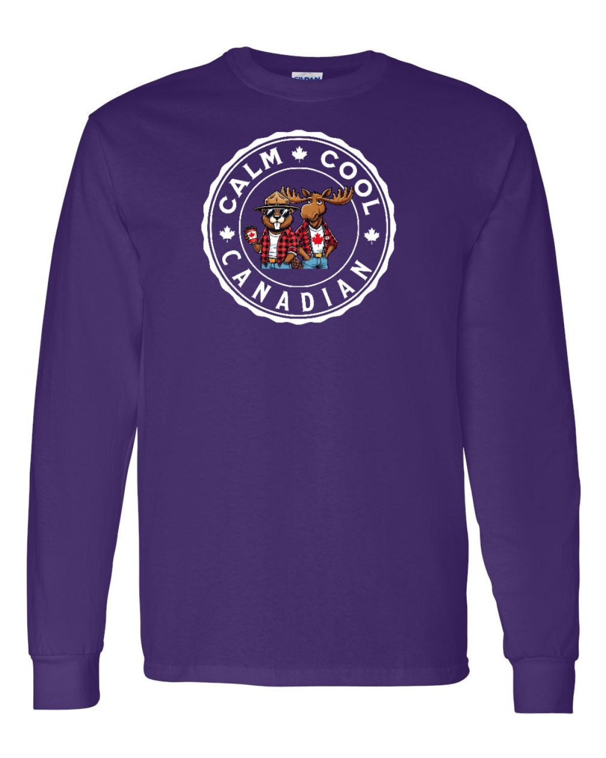 Calm Cool Moose and Beaver Full Long Sleeve - Unisex