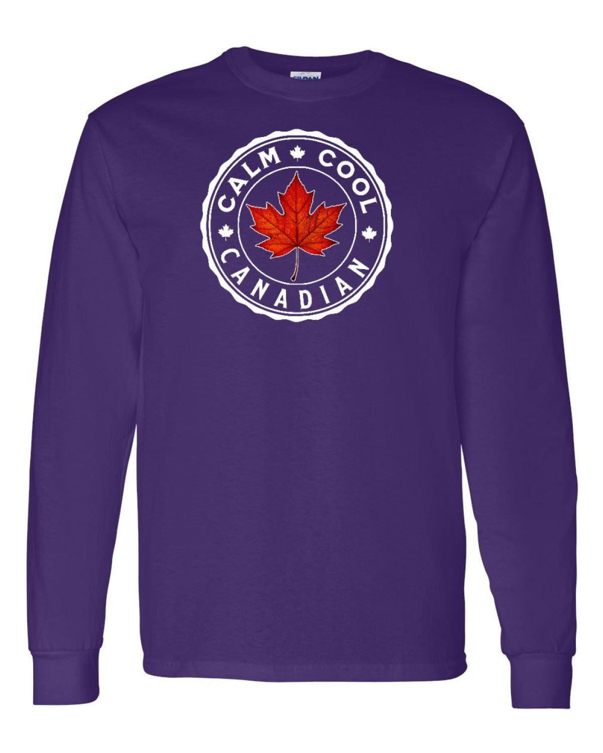 Calm Cool Canadian Leaf Full Long Sleeve - Unisex