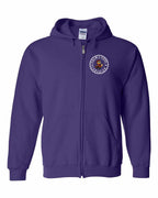 Calm Cool Rosie Sunglasses Left Chest and Back Zip Hoodie
