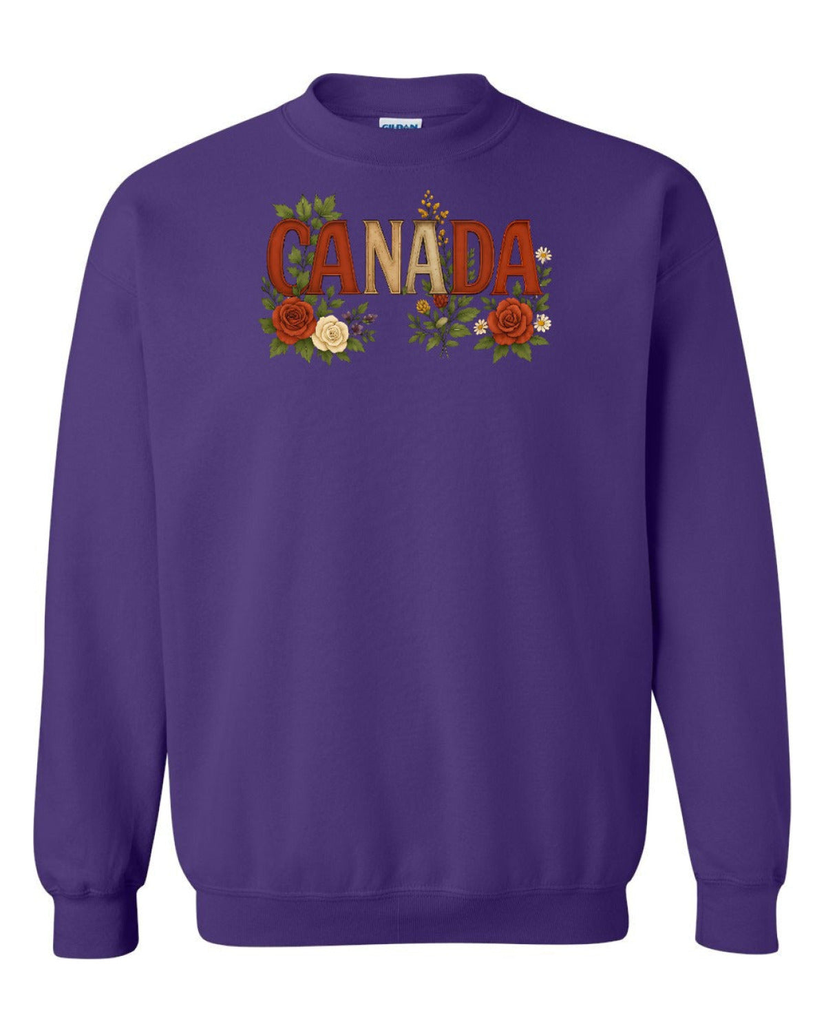 Canada Flowers Full Crewneck - Unisex