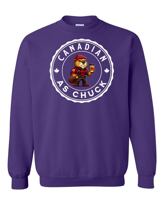 CDN as Chuck Male Beaver Full Crewneck - Gildan Canada (sewn Internationally)
