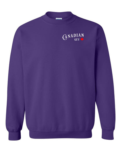 Canadian Guy Left Chest Crewneck - Gildan Canada (sewn Internationally)