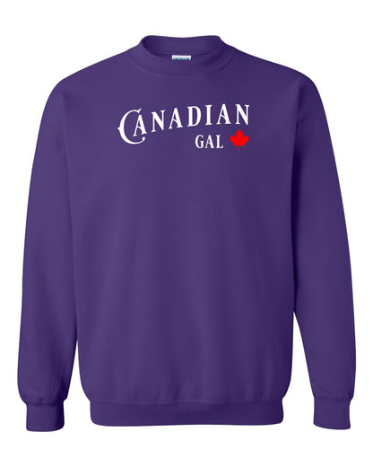 Canadian Gal Full Crewneck - Gildan Canada (sewn Internationally)