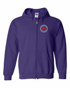 Canadian Strong Leaf Left Chest and Back Zip Hoodie