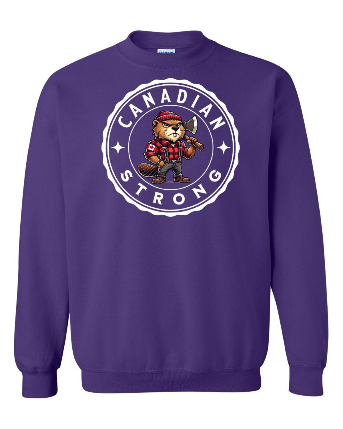 Canadian Strong Beaver Full Crewneck - Unisex