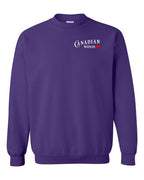 Canadian Woman Left Chest and Back Crewneck - Unisex