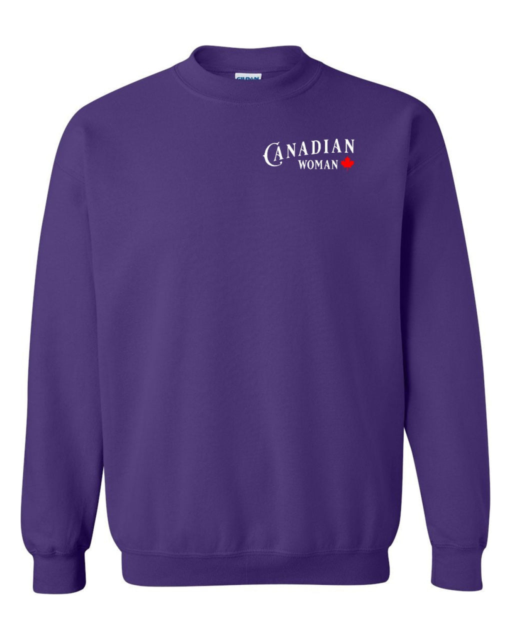 Canadian Woman Left Chest Crewneck - Unisex
