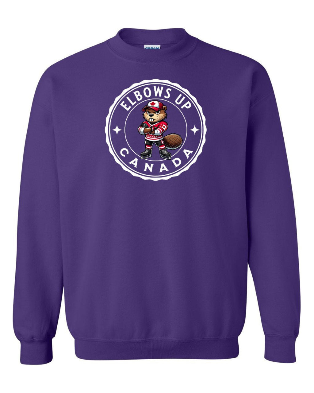 Elbows up Beaver Full Crewneck - Unisex