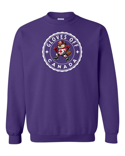 Gloves Off Beaver Full Crewneck - Gildan Canada (sewn Internationally)