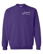 Just A Canadian Girl (Heart Flag Full) Left Chest Crewneck - Unisex