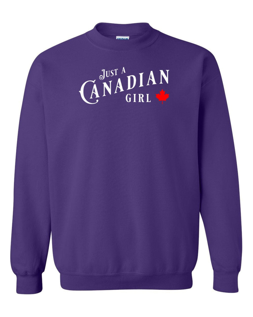 Just a canadian Girl Full Crewneck - Unisex
