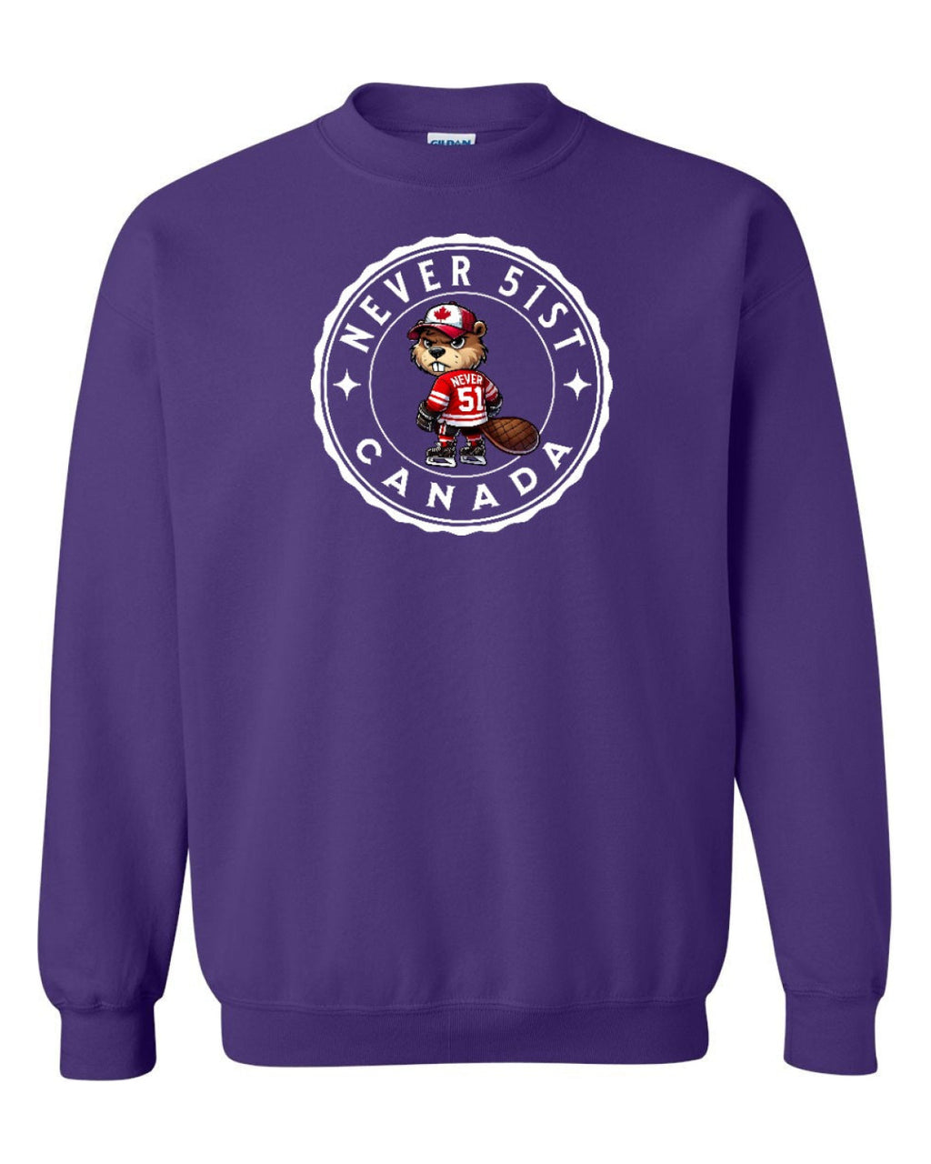 Never 51st Beaver Full Crewneck - Unisex