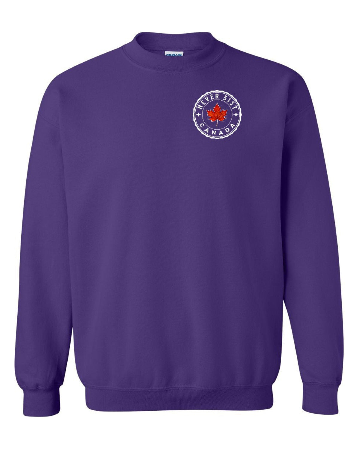 Never 51st Leaf Left Chest Crewneck - Unisex
