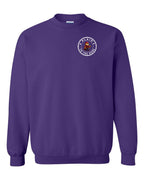 Plaid to the Bone Beaver Left Chest Crewneck