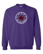 Plaid to the Bone Circle Leaf Full Crewneck - Unisex